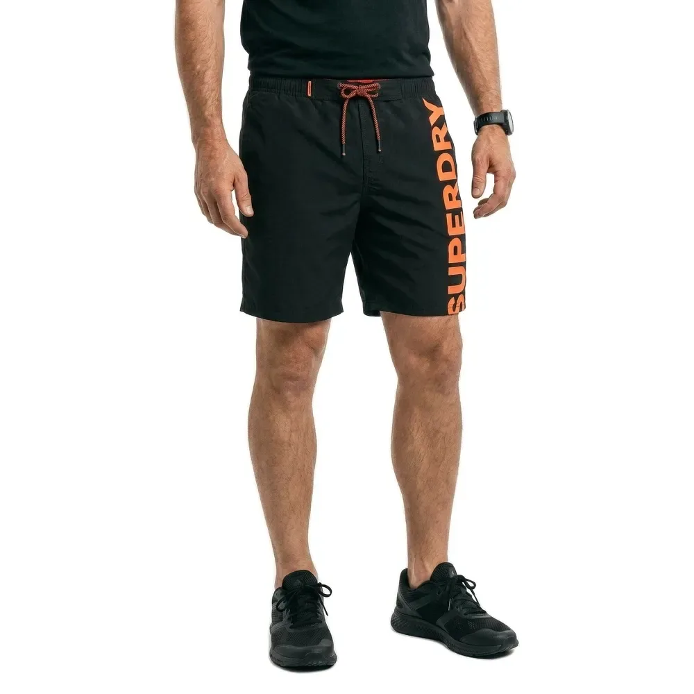 Short De Bain Classic 19´´ Logo Black S - Superdry - FashionsVida