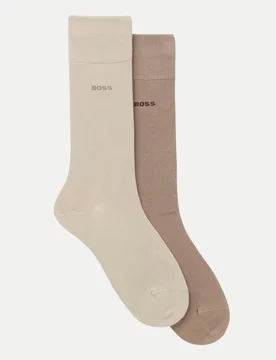 Socken Zweierpack Mehrfarbig 39-42 - BOSS - FashionsVida