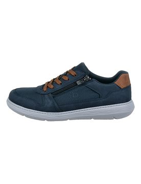 Sneakers blu con zip laterale 334AFU045050 43