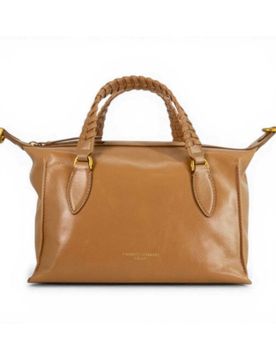 Borsa a Mano Roxy Donna Clay in Pelle Martellata con Tracolla