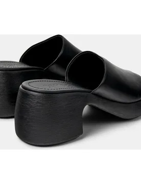 Sandalias de tacón de mujer de piel thelma - Camper - FashionsVida