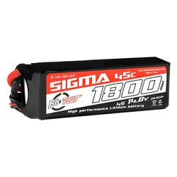 Batterie Lipo Sigma 45c 1800mah 4s1p 14.8v Xt-60 Black One Size unisex