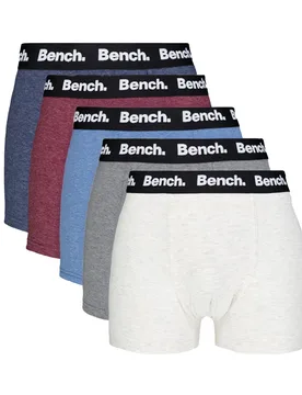 Magson 5pk Mens Boxer Shorts - Multicolour - Size Large - Bench - FashionsVida