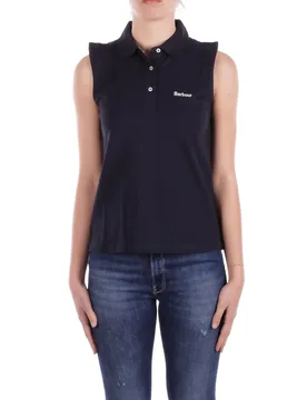 Donna polo lml0888 ny73 bowford sleeveless navy - Barbour - FashionsVida
