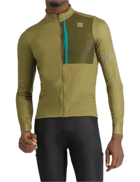 Supergiara maillot manga larga hombre Verde (M) - Sportful - FashionsVida