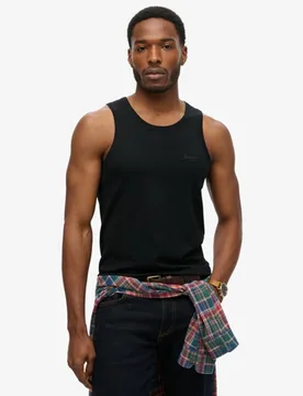 Superdry Herren Essential Logo Tanktop Schwarz - Größe: S - 24.99 - FashionsVida