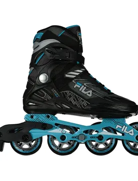 Rollers En Ligne Legacy Pro 80 Black / Light Blue EU 38