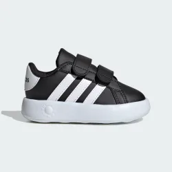 Kids Unisex Grand Court 2.0 Shoes - Black/white - Size Uk 7 Infant