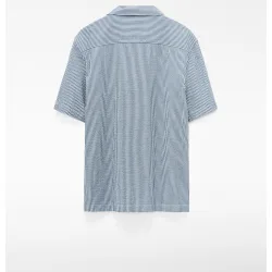 Camisa de hombre en tejido seersucker de algodón