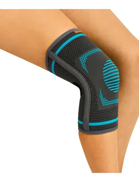 Kniebandage mit Stabilisatoren grau M - MedoVital - FashionsVida