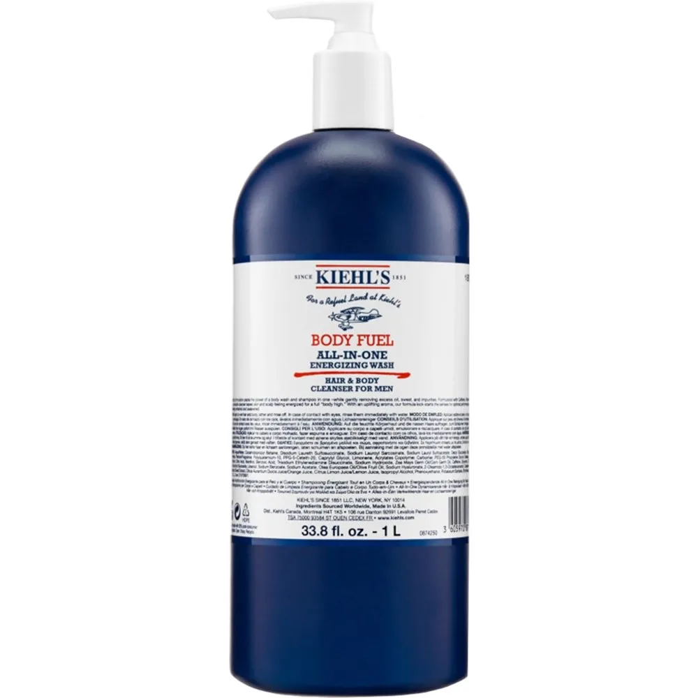 Gel Body Fuel Wash 1 L - Kiehl's - FashionsVida