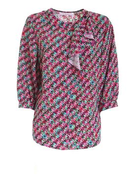 See by Chloé Blusa logo fucsia