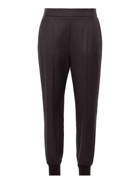 Pantaloni affusolati in lana