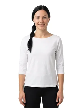 Marina Uv 3/4 Sleeve T-shirt White L Women - Sea Ranch - FashionsVida