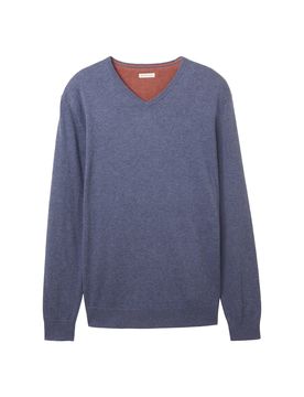 TOM TAILOR Jersey azul paloma
