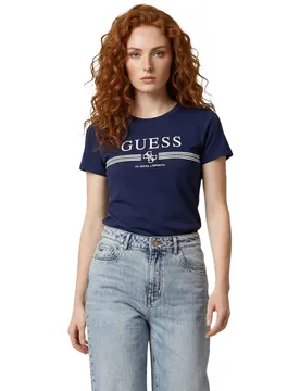 Guess Damen T-Shirt Blau 514472