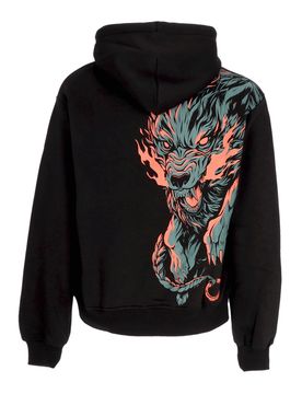 Felpa Cappuccio Uomo Cu-sith Hoodie Black