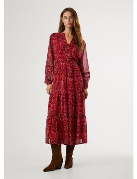 Para mujer. PL9537703 Vestido Miley (S), Casual, Poliéster, Manga larga