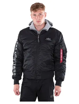 Industries Veste Ma-1 D-tec Se Black / Grey S