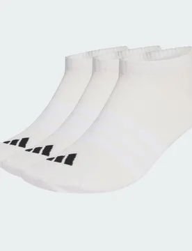 CALZINI LOW-CUT THIN&LIGHT ESSENTIALS CONFEZIONE DA 3 PAIA 43-45 White / White / Black - Adidas - FashionsVida