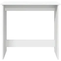 Bureau Bois D'Ingénierie Blanc 80x40x75 Cm Einheitsgrösse