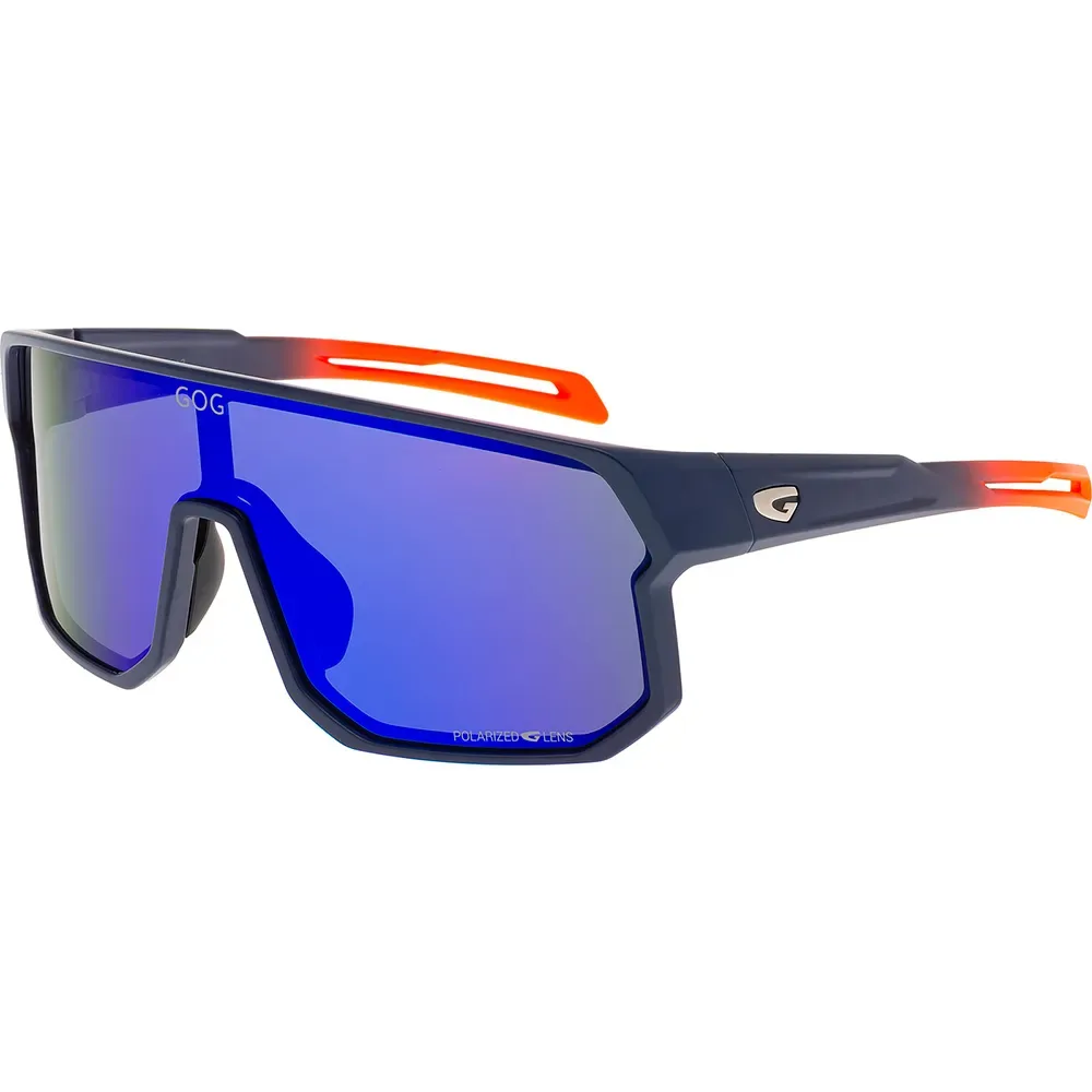 Occhiali Da Sole Polarizzati Vidar Matt Navy Blue / Orange - Gog - FashionsVida