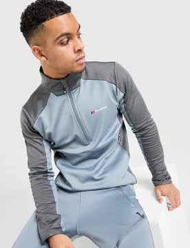Sidley 1/4 Zip Top - Herren, Grau - male - Size: L - Berghaus - FashionsVida