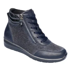 Wärme-Knöchelsneaker „Claudia“ 42 blau
