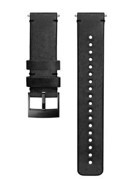 Bracelet cuir Black Black 24 mm Suunto Urban 2 taille M