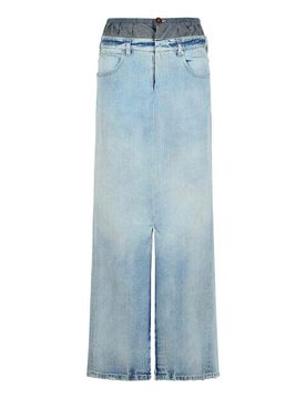 Maison Margiela Gonna di denim blu