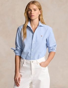 Para mujer. 211891377001 Camisa Oxford (42), Casual, Algodón, Clásico, Manga larga