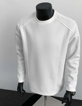 New American Hoodless Crew Neck Sweatshirt Men's Autumn Stitching Men's Long Sleeve T-Shirt Base Shirt - Aliexpress - FashionsVida