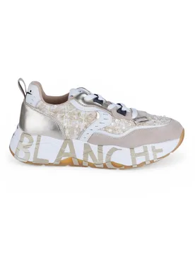 Sneakers - 470402 - Platino - Voile Blanche - FashionsVida