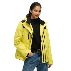Giacca Colour Block Ult Windbreaker Yellow/Black XS