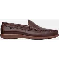 Zapato mocasin de hombre en piel
