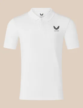 Men's Short Sleeve Cotton Polo - White White M male - Castore - FashionsVida