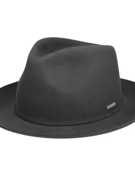 Maysville Wool Hat by - anthracite - Size: S (54-55 cm) - Stetson - FashionsVida