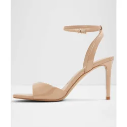 Sandalias de tacón de mujer con punta cuadrada