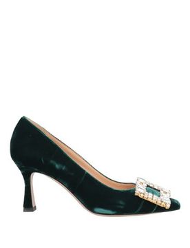 Pumps Damen Dunkelgrün 35,38,39,40 Damen