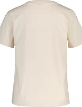 Camiseta de mujer Shield con cuello de pico - Gant - FashionsVida