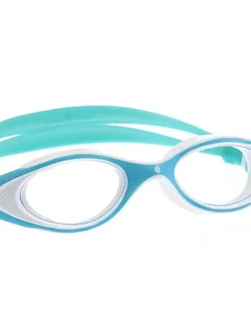 Flame Swimming Goggles Turquoise / White One Size Men,Women - Mad Wave - FashionsVida