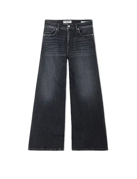 Jeans Wide Leg PALAZZO FLARE grigio 40/L33 - Cambio - FashionsVida