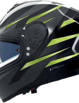 Casco Moto Integrale N80-8 FERVO 354 Nero Antracite Ve taglia M
