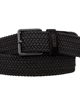 Cinturon trenzado elastico de hombre - HUGO - FashionsVida