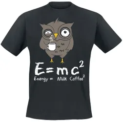 T-Shirt - Energy Milk Coffee - S bis 4XL - für Männer - Größe 4XL - schwarz - Männer - male