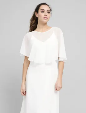 Cubre hombros de mujer tipo capa de gasa - Veneno en la piel - FashionsVida