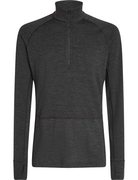 Unterwäsche aus Merinowolle M Merino 260 ZoneKnit LS Half Zip Jet Heather für Herren aus Wolle Größe L Grau