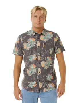 Chemise à Manches Courtes Sessions Aerotech Black XL