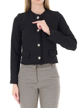 Cardigan girocollo NERO 46