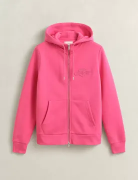 REG TONAL SHIELD ZIP HOODIE female